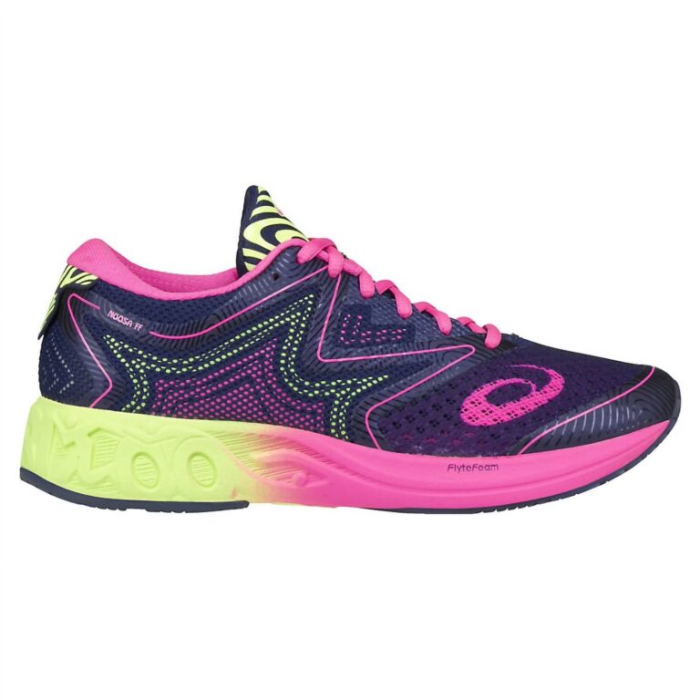 women's noosa ff running shoes in blue/hot pink