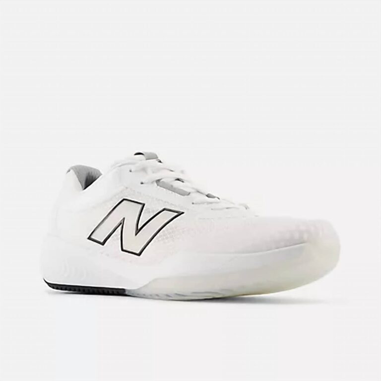 women's fuelcell 996v6 pickleball shoe in white/black