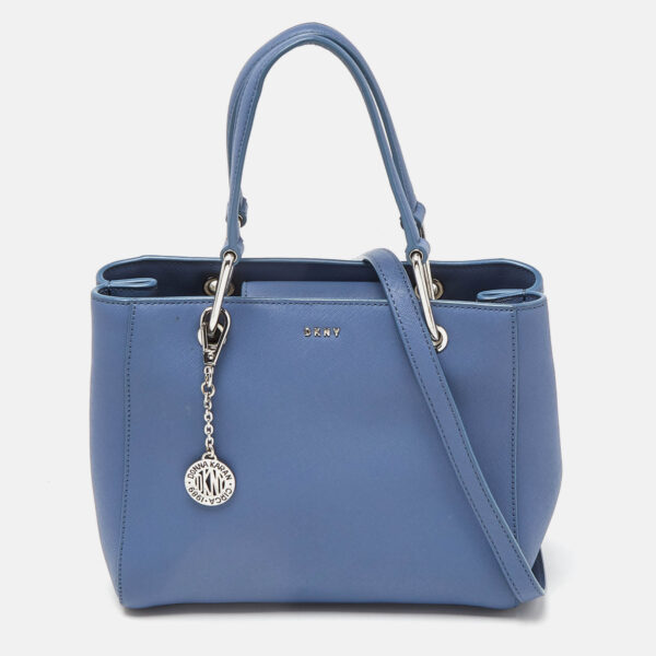 blue leather julius md zip tote