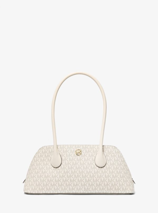 petra medium signature logo shoulder bag