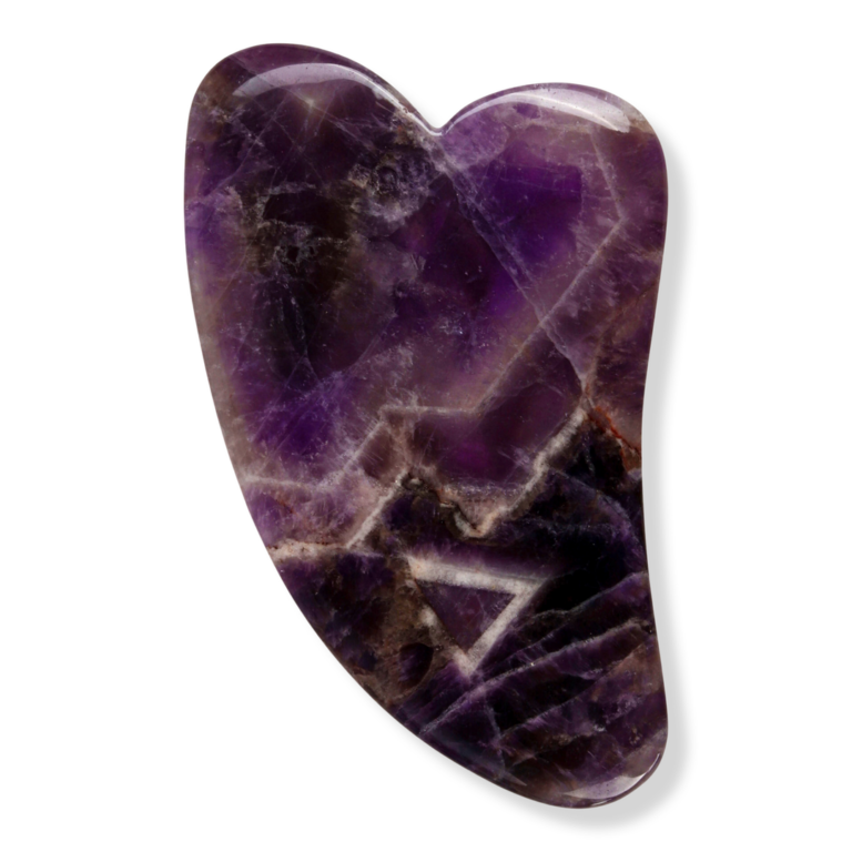 Genuine Crystal Gua Sha- Chemical Free Amethyst