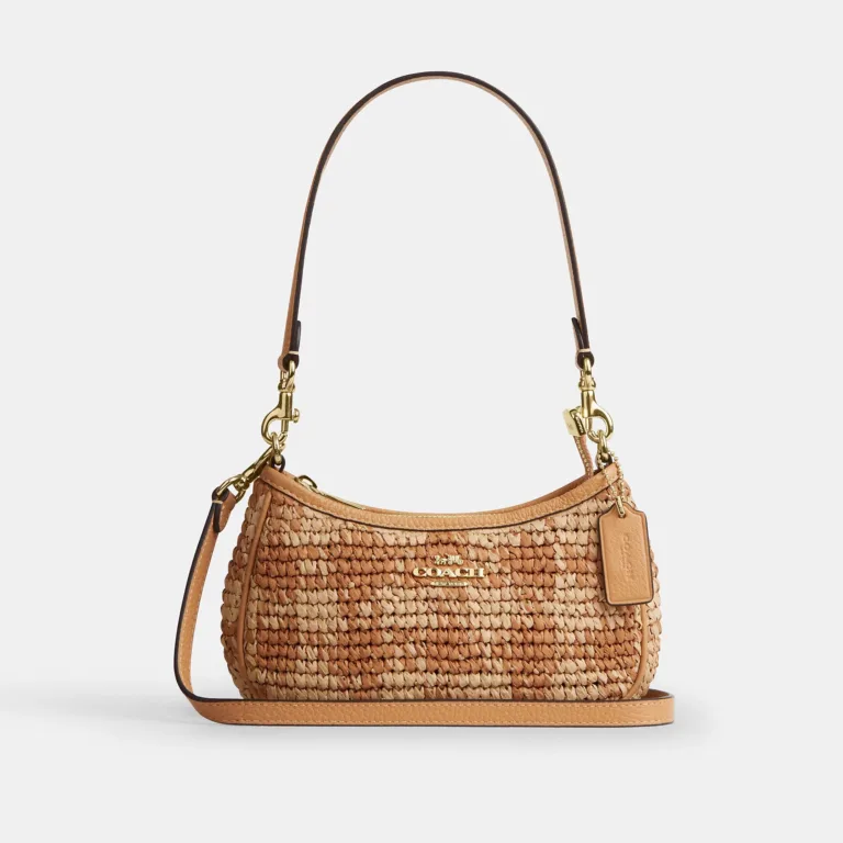 teri mini crossbody bag with gingham print