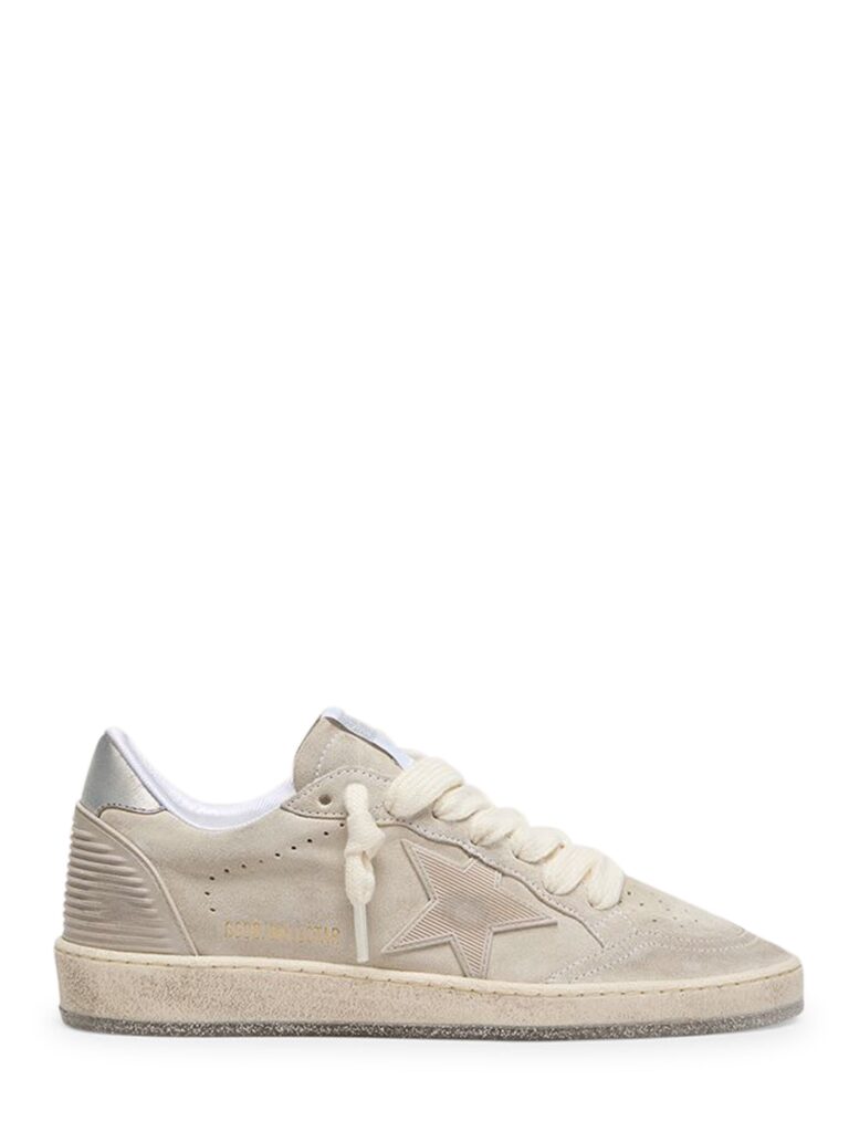 low-top sneakers with perforated star detail