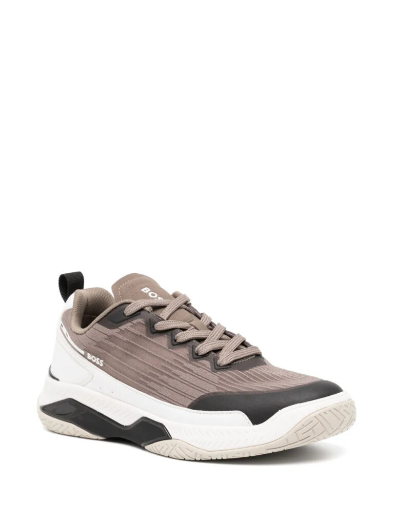 men's courtside tennis sneaker, light pastel green