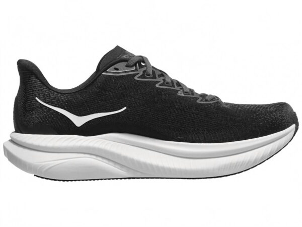 men's mach 6 running shoes in black/white