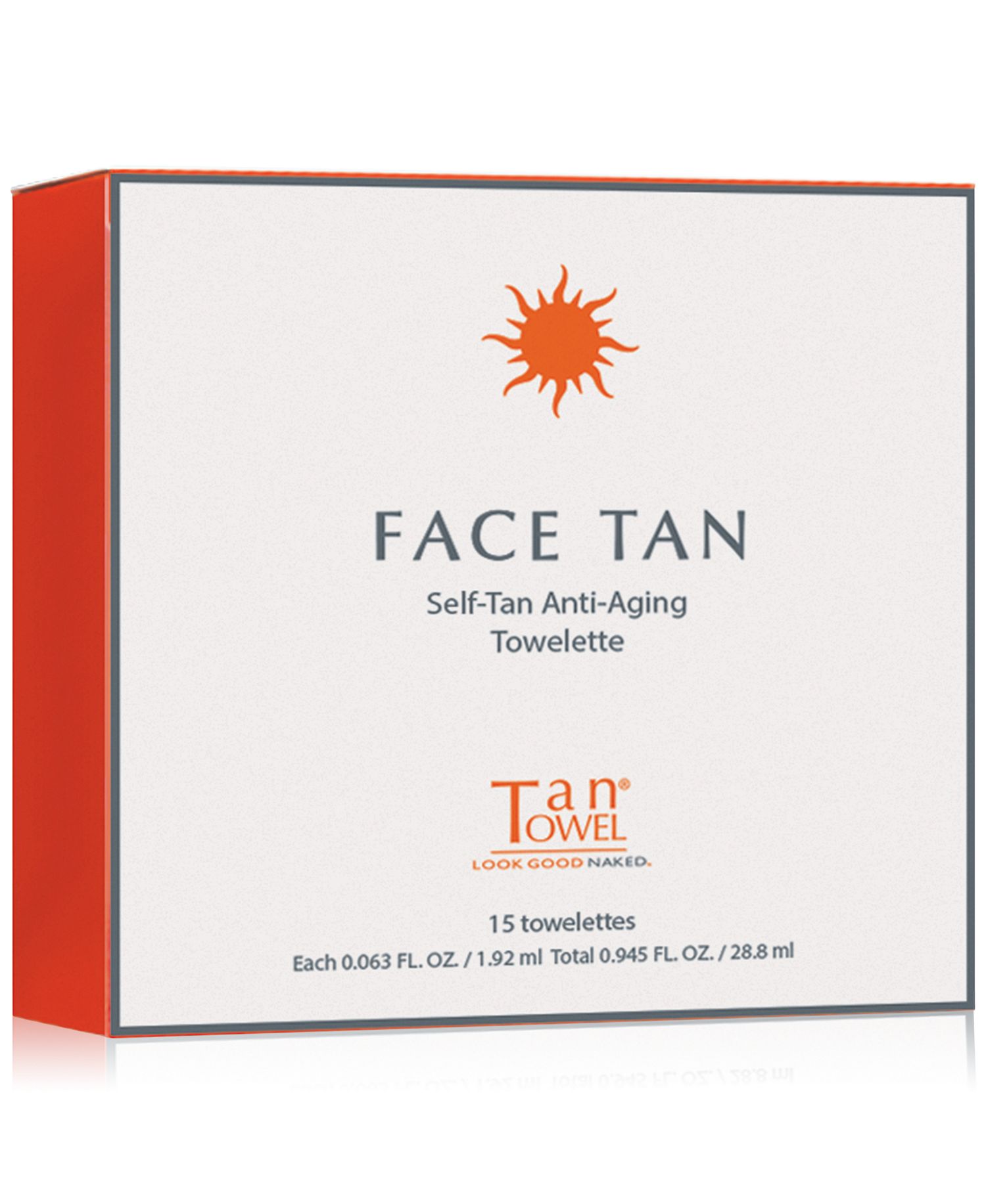 Face Tan Self-Tan Anti-Aging Towelette, 15-Pk.