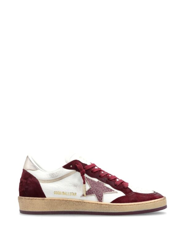 silk and nylon two tone sneakers
