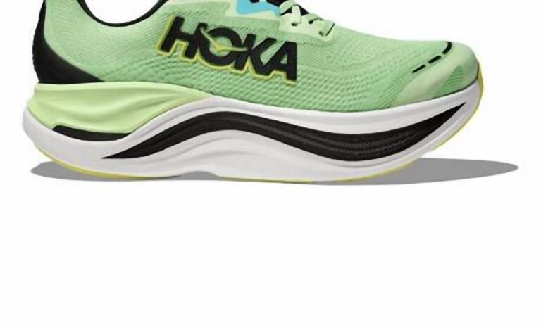 men's skyward x running shoe in luna moth/black