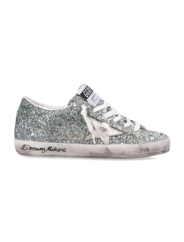 super star glitter low sneakers