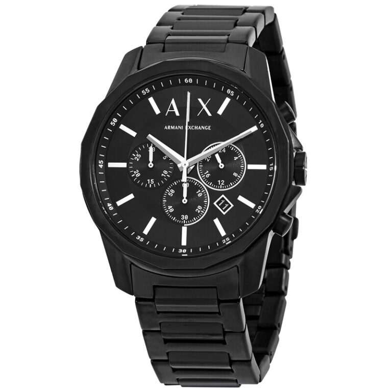 Banks Chronograph Quartz Black Dial Men's Watch