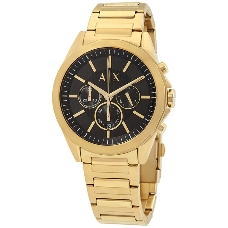 Drexler Chronograph Black Dial Men's Watch