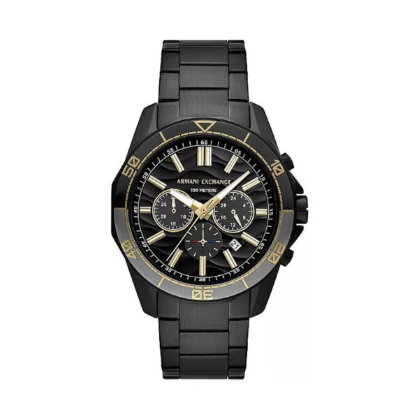 Spencer Chronograph Quartz Black Dial Men's Watch