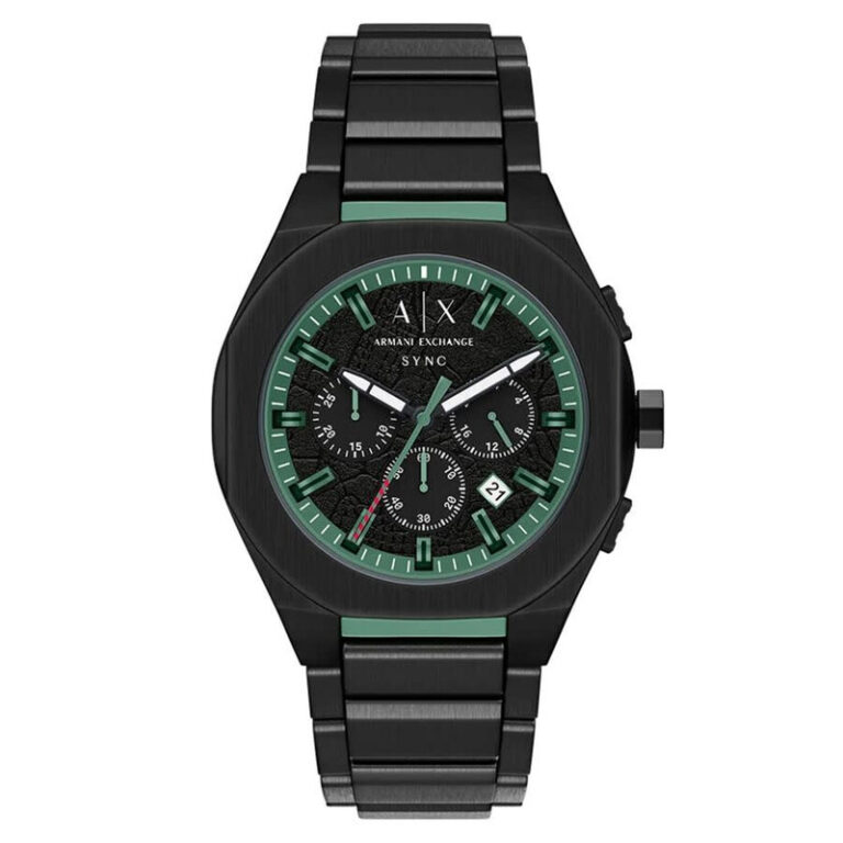 Sync Chronograph Quartz Black Dial Men's Watch