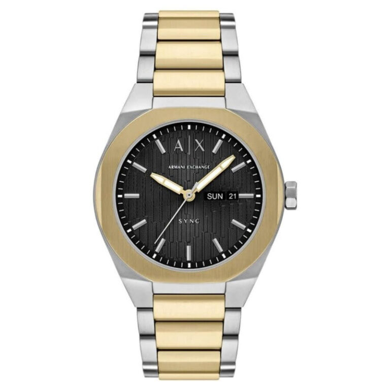 Sync Quartz Black Dial Men's Watch