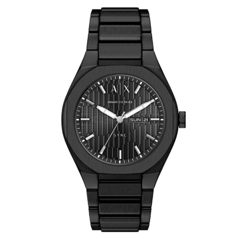 Sync Quartz Black Dial Men's Watch