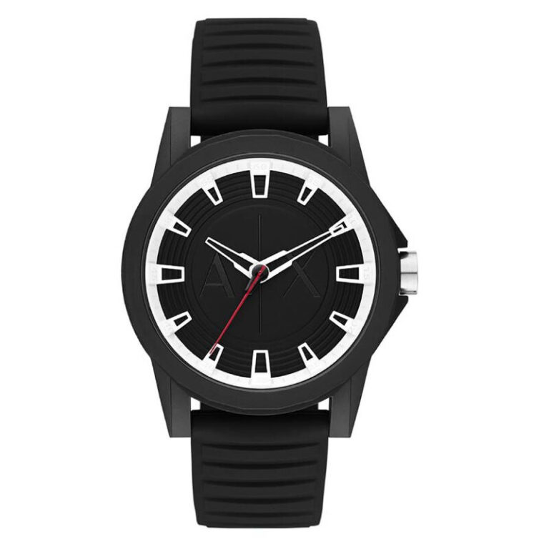 Three Hand Quartz Black Dial Men's Watch