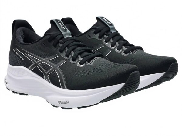women's kayano 32 shoe in black/white