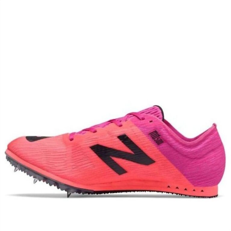 women's 500 v7 track spike shoes in pink/purple/black