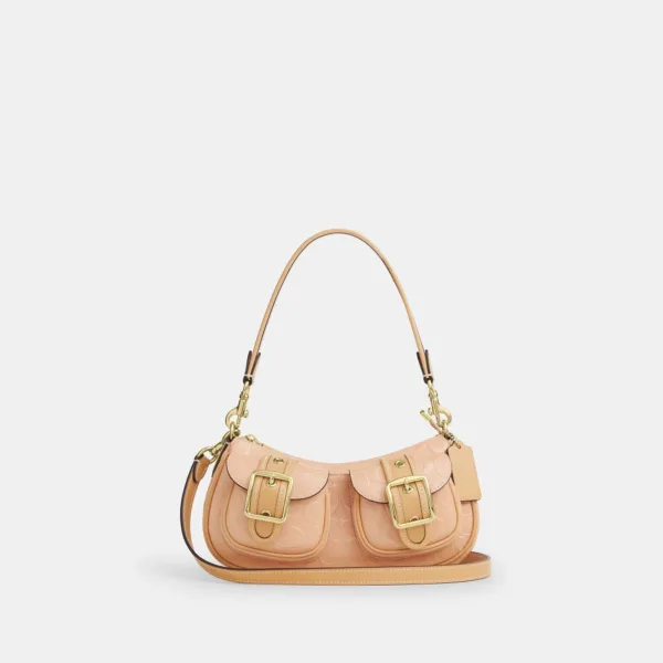 ashton shoulder bag in signature leather
