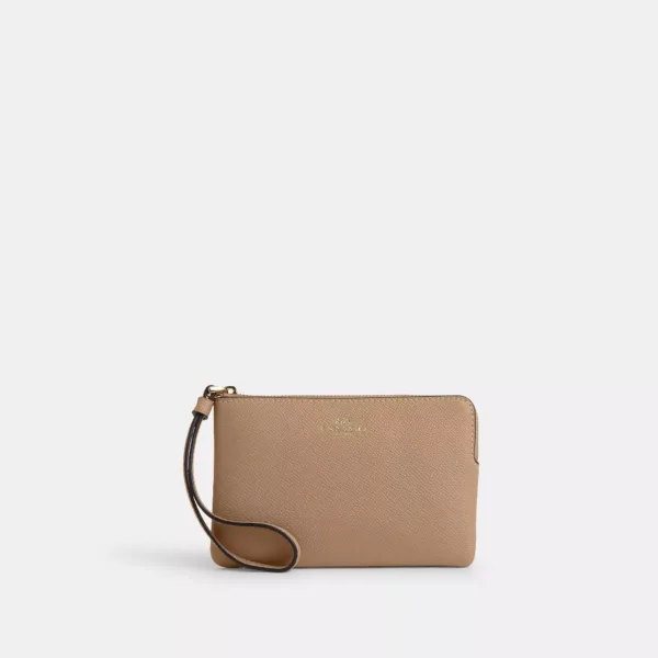 corner zip wristlet