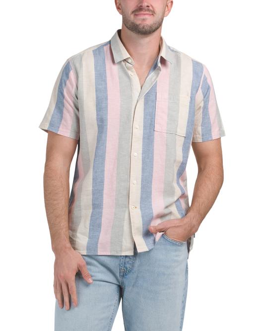 BARBOUR Linen Blend Portwell Shirt