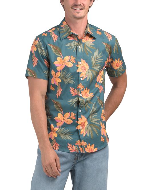 BONOBOS Riviera Floral Short Sleeve Woven Shirt