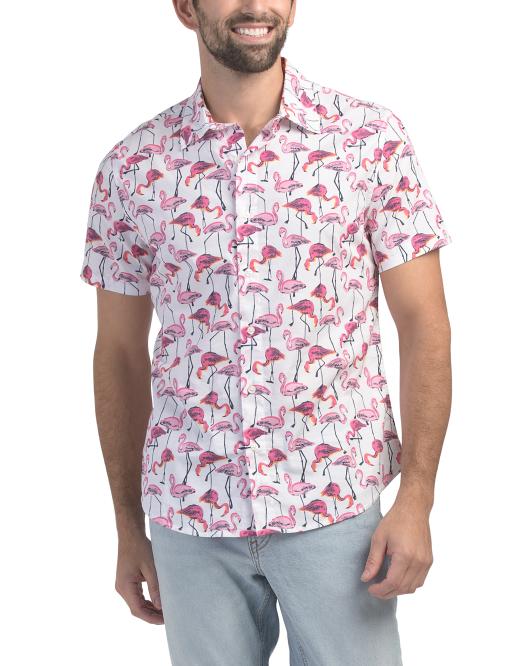BONOBOS Slim Fit Riviera Short Sleeve Shirt