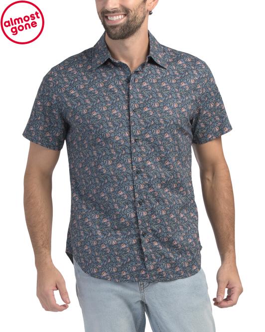 BONOBOS Slim Fit Riviera Short Sleeve Shirt