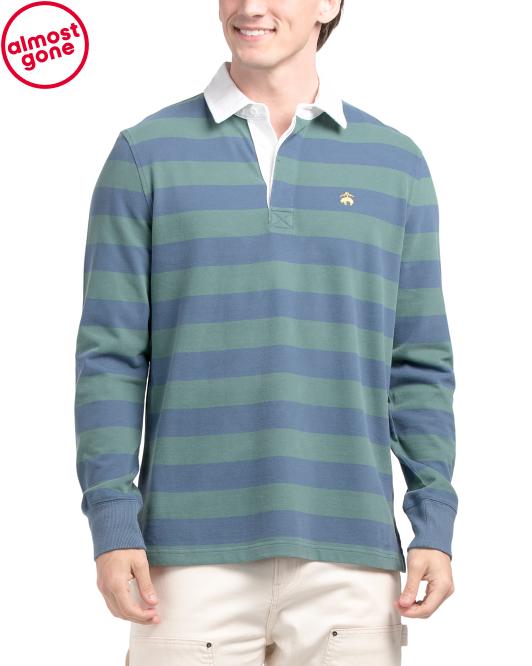 BROOKS BROTHERS Knit Rugby Polo