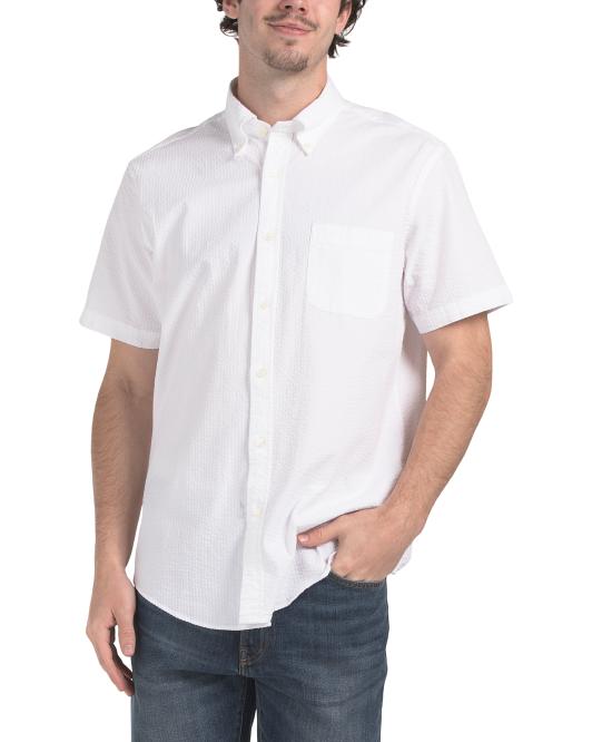 BROOKS BROTHERS Non-iron Oxford Stretch Button Down Shirt