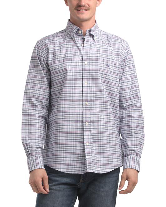 BROOKS BROTHERS Non Iron Oxford Stretch Button Down Shirt