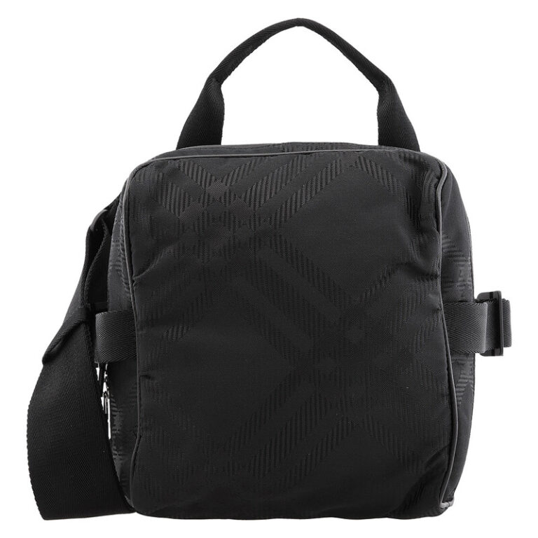 Check Jacquard Crossbody Bag