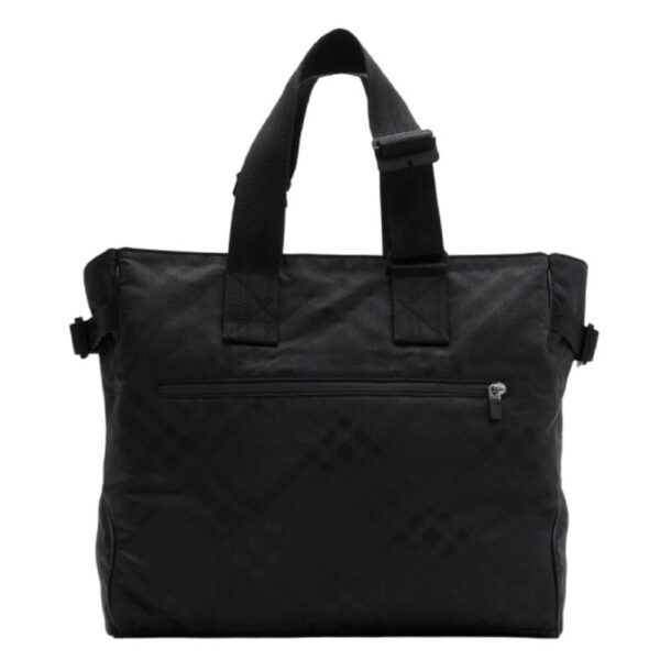 Check Jacquard Tote