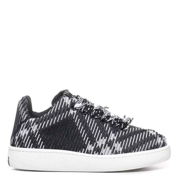 Check Knit Box Low-Top Sneakers, Brand Size 39 ( US Size 6 )