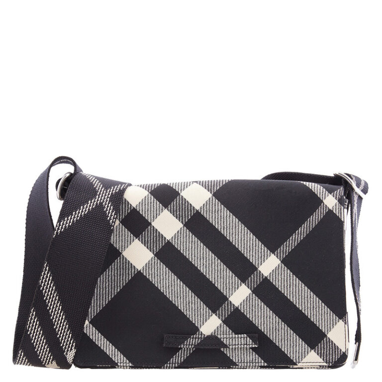 Check Trench Cotton-Blend Crossbody Bag