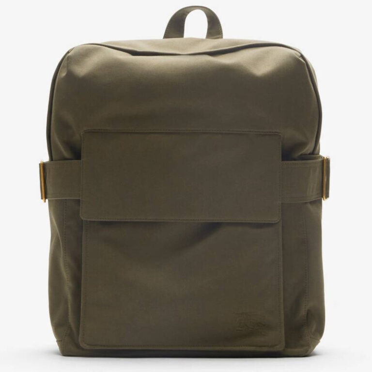 Equestrian Knight Embroidered Trench Backpack