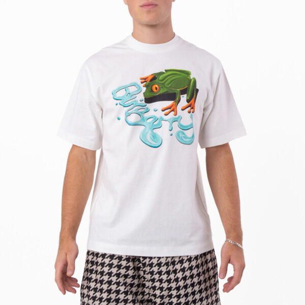 Frog Crew Neck Cotton T-Shirt, Size XXXL