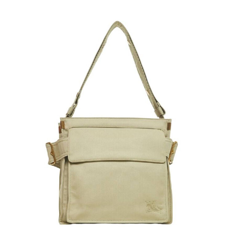 Logo Embroidered Small Trench Messenger Bag