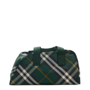 Medium Holdall Shield Check-Pattern Duffle Bag