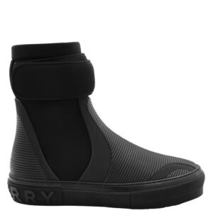 Men's Black Sub High-Top Sneakers, Brand Size 50 ( US Size 17 )