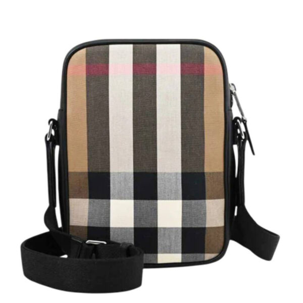 Paddy Taupe Brown IP Check Crossbody Bag