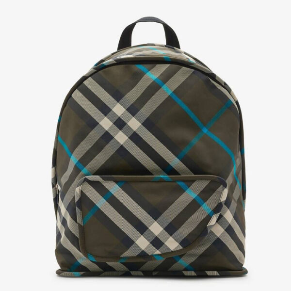 Shield Checked Zipped Backpack