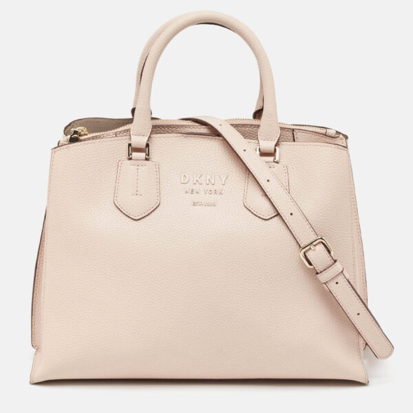 pink pebble leather noho tote