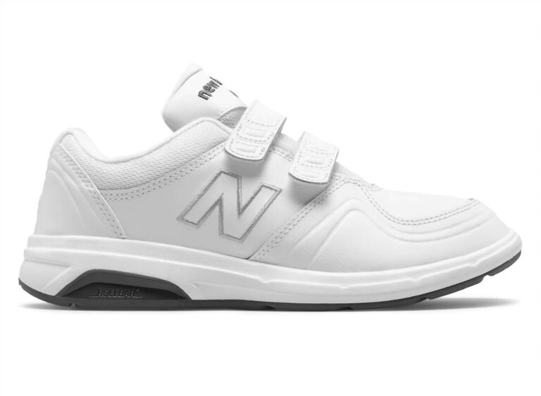 women's athletic walking shoes in velco/ white