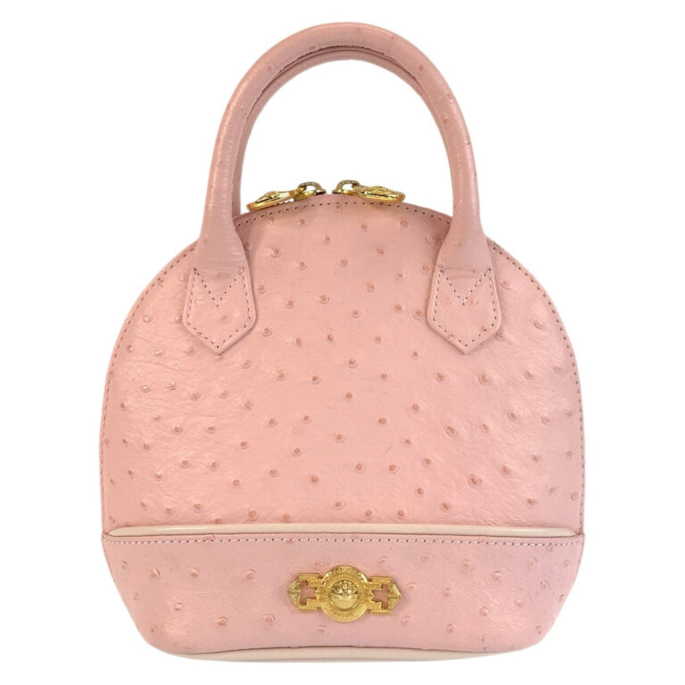 sunburst embossed leather handbag