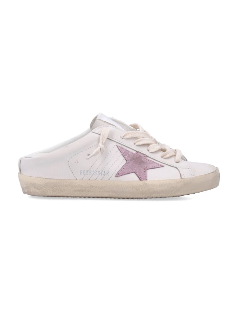 dusty pink super star sabot sneakers
