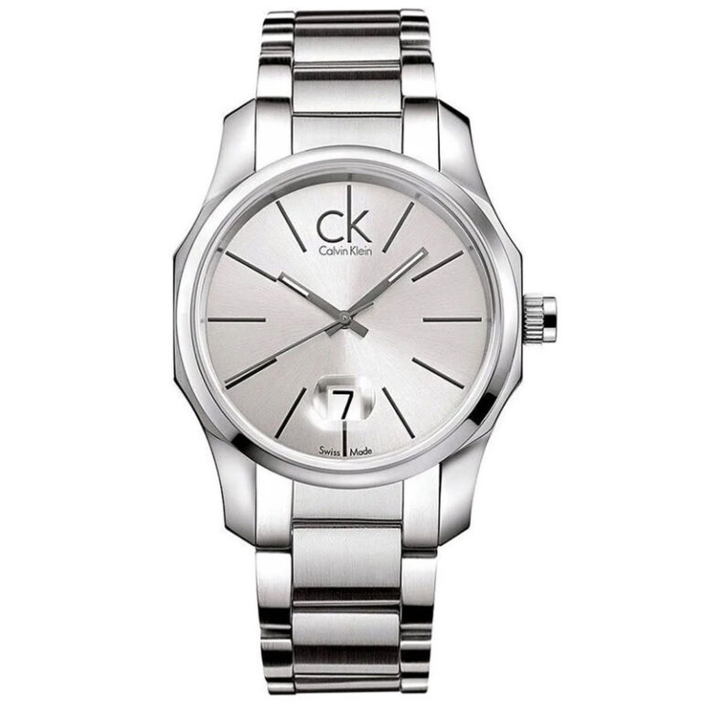Biz Quartz Silver Dial Men's Watch