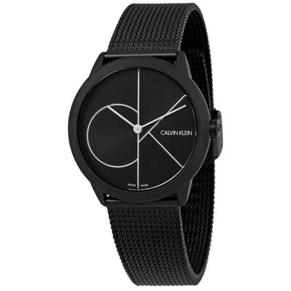 Minimal Quartz Black Dial Ladies Watch