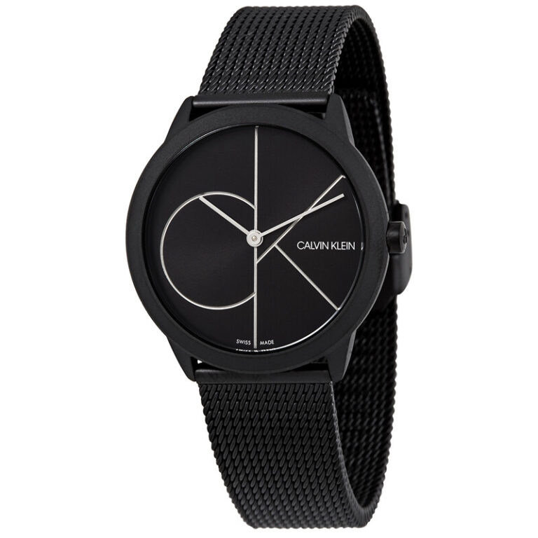 Minimal Quartz Black Dial Ladies Watch