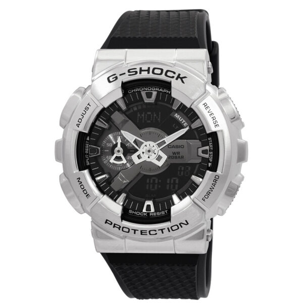 GM-110 Alarm World Time Quartz Analog-Digital Black Dial Men's Watch
